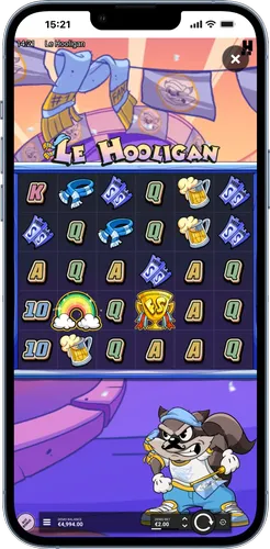 Le Hooligan basisspel met 6x5 grid